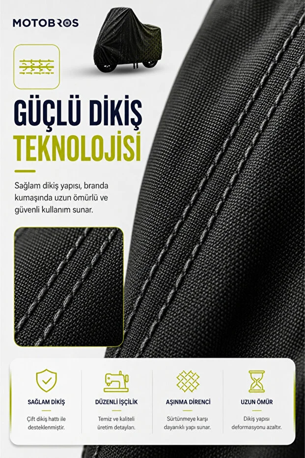 Motosiklet Branda Yamaha Xmax Siyah Su Geçirmez Dayanıklı (EN KALIN) Kumaş Ömürlük Kullanım